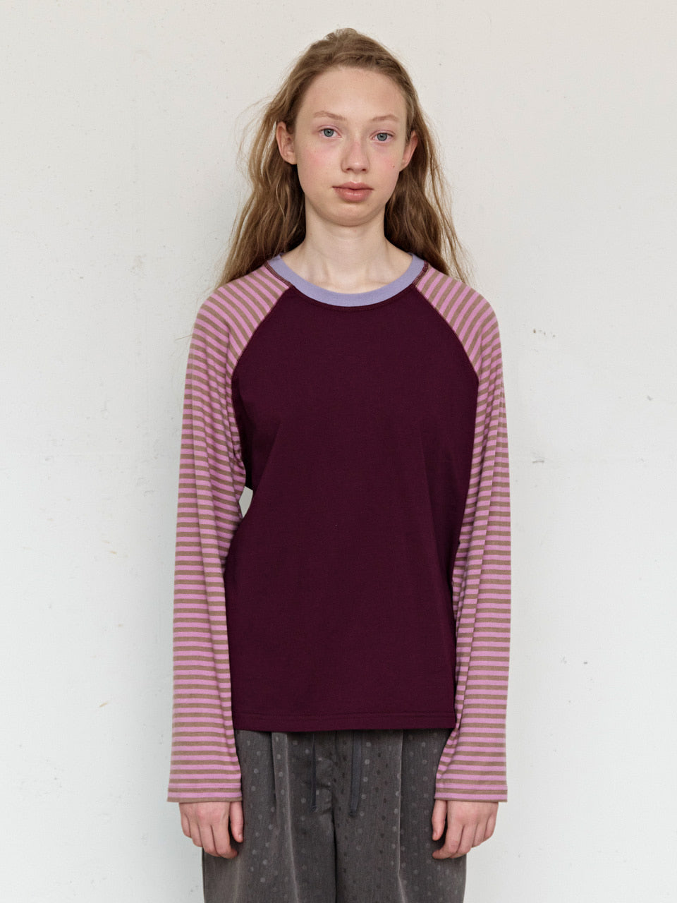FUN FROM FUN Everyday Raglan Tee, Aubergine