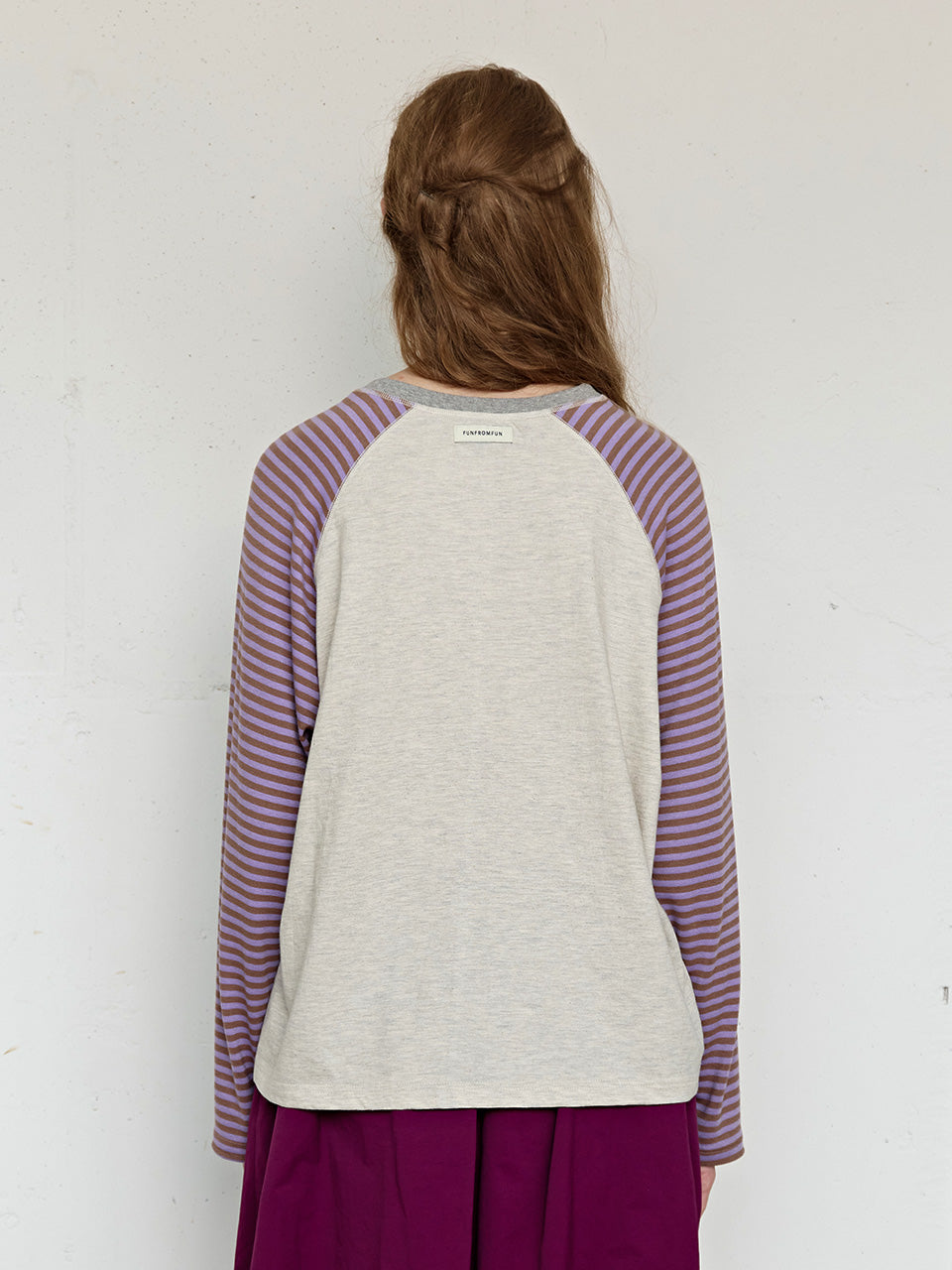 FUN FROM FUN Everyday Raglan Tee, Oatmeal