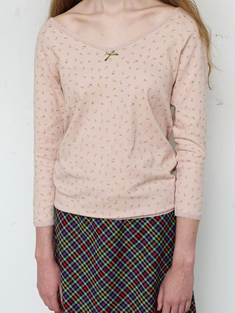 FUN FROM FUN Soft Flower Tee, Pink