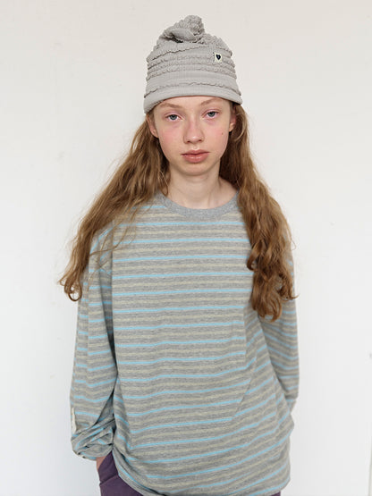 FUN FROM FUN Frill Beanie, Grey