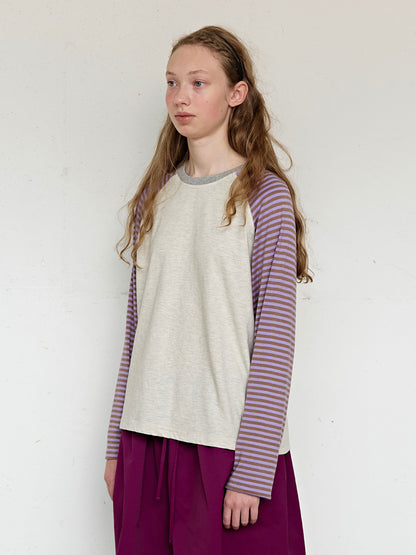 FUN FROM FUN Everyday Raglan Tee, Oatmeal