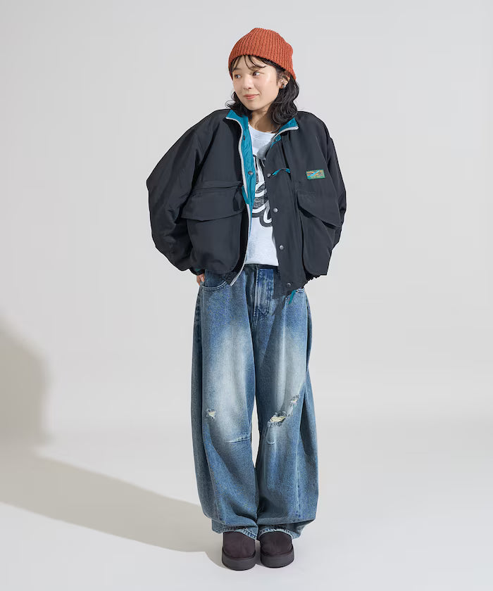 (Sale 至9/22 22:00）Foxfire × FREAK'S STORE 復古尼龍夾克