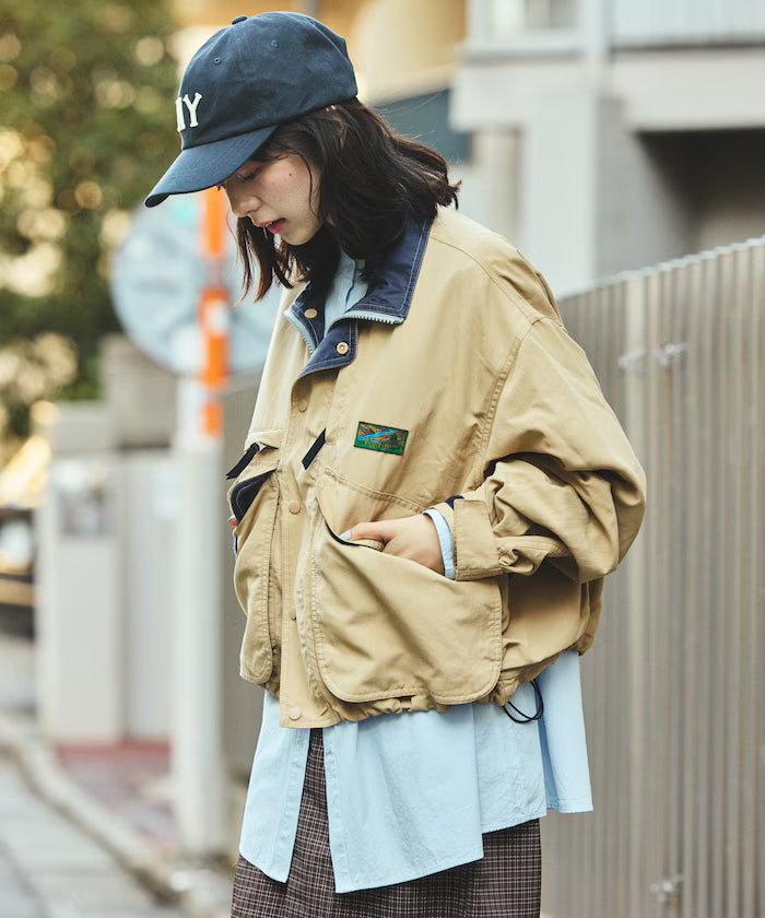 (Sale 至9/22 22:00）Foxfire × FREAK'S STORE 復古尼龍夾克
