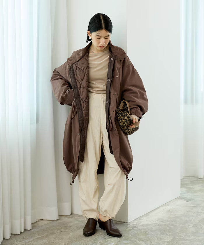 (Sale 至9/22 22:00）FREAK'S STORE M-65 3way 長版絎縫內襯套裝